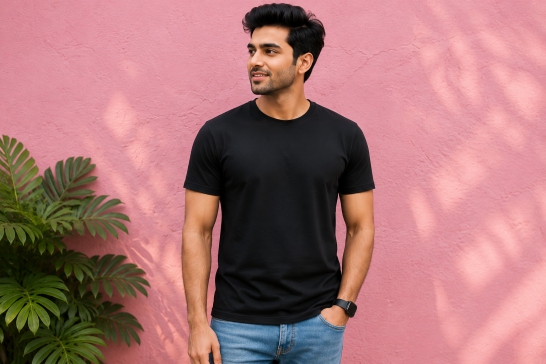 Plain round neck T-shirts for bulk wholesale orders in Delhi NCR